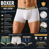🩳 BOXER HOMME PREMIUM 100% COTON – ANTI-MICROBIEN 3 A 14900